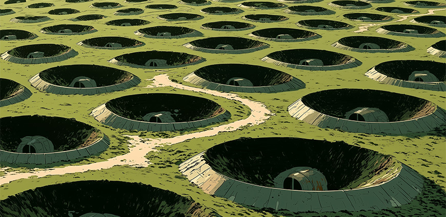 renedrouin silo illustration bunkers